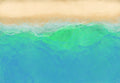 Endless Beach Wall Art – coastal ocean and shoreline landscape print
